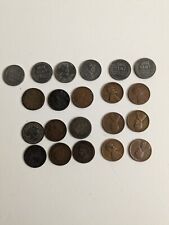 1cent Coin Lot USA 1864 - 1953 United States Lot Of 21 Antique Coins