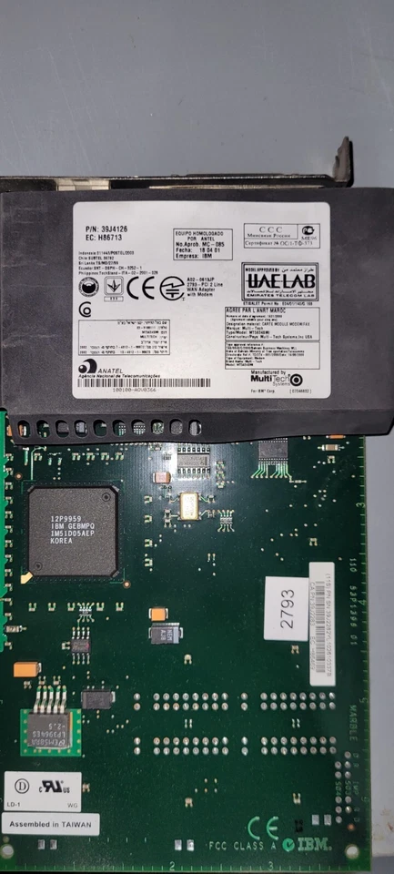 IBM 2793 MT-9402 Input/Output Wan PCI pn. 39j4126 - Immagine 1 di 1