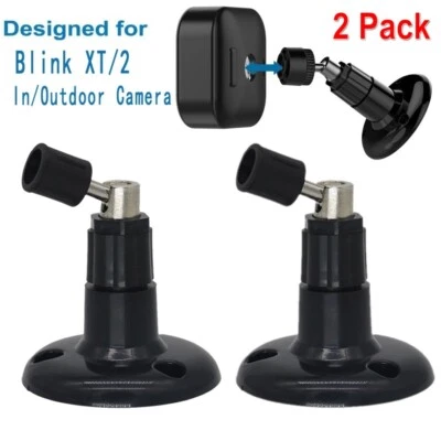 2X Blink XT/2 In/Outdoor Camera Wall Mount Bracket Protective Adjustable Holder - Image 1 of 4