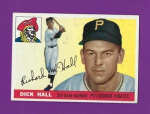 Tarjeta de béisbol Topps 1955 #126 Dick Hall Pittsburgh Pirates EXMT+ - Imagen 1 de 2