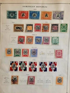 Lots Stamps  DOMINICAN REPÚBLIC ON PAGES COLLECTION  - Picture 1 of 3