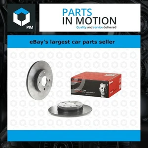 2x Brake Discs Pair Solid fits FORD KA 1.2 Front 08 to 16 240mm Set Brembo New - Picture 1 of 3