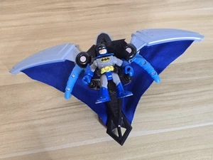 Imaginext DC Super Friends Nightwing Glider Toy + Batman Figure - NO MISSILE - Picture 1 of 6
