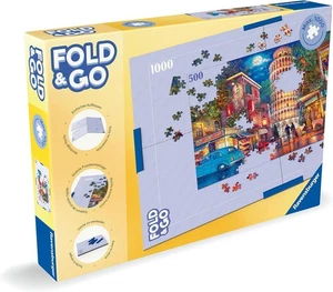 Tablero de rompecabezas de almacenamiento plegable Ravensburger Fold & Go - CAJA DAÑADA - Imagen 1 de 3