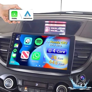 For Honda CRV 2012-2016 Car Radio Stereo Bluetooth BT Apple CarPlay&Android Auto - Picture 1 of 16