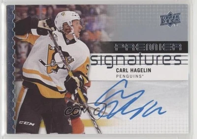 2016-17 Upper Deck Premier Premier Signatures Carl Hagelin #PS-CH Auto - Image 1 of 2