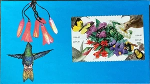 Heritage Cachet 4156A Contaminación Murciélagos Colibrí Mariposa Abeja  - Imagen 1 de 1