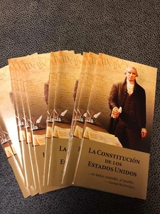10 Pack Pocket US Constitutions/ Declaration of Independence SPANISH - Bild 1 von 1