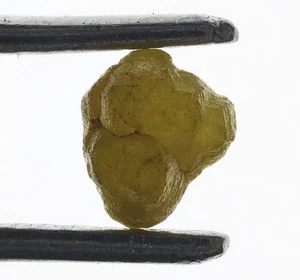 Fantastische gelbliche Farbe mit natürlichem 0,72 ct losen groben Rohdiamanten - Bild 1 von 2