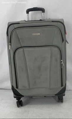 Mala de viagem Samsonite verde claro com zíper bolsos 4 rodas - Imagem 1 de 4