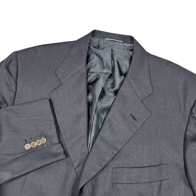 Kiton Napoli Blazer Mens 46R 14 180s Micron Suit Jacket Wool 3 Button Italy - Image 1 of 4