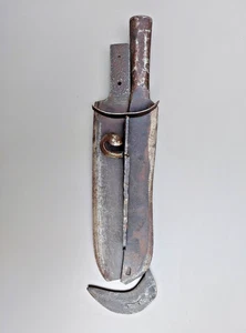 Escultura de hierro Helmut Staeger abstracto moderno tribal mistik upcycling - Imagen 1 de 7