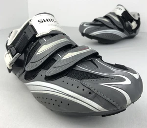 Shimano R087 Cycling Shoes SPD SL Cleats Size 42 Men’s 8.3 Two Three Bolt Gray - Picture 1 of 12