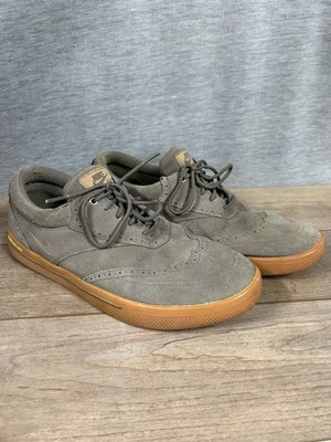 Nike Lunar Swingtip Suede Spikless Golf Shoes Men’s 9.5 Ridgerock/gum Color - Image 1 of 4