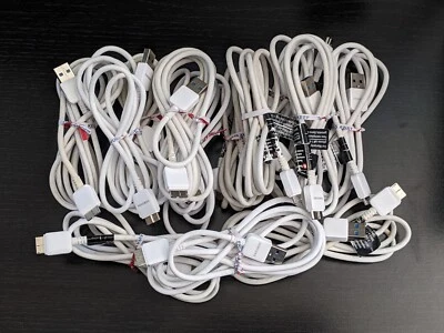 Samsung ET-DQ11Y1WE Charge and Sync Cable 5FT USB 3.0 Galaxy S5 Note3: LOT OF 13 - Image 1 of 4