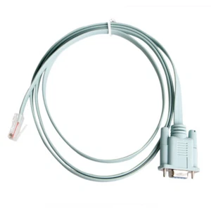 RJ45 Cat5e CAT6 to RS232 DB9 Console Router Cable Adapter Replacement Part - Afbeelding 1 van 8
