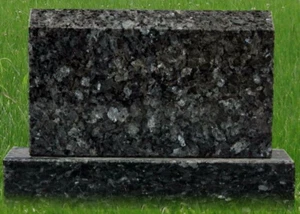 Haustier Grabstein blaue Perle Granit Mini Denkmal Markierung aufrecht Friedhof MN-183 - Bild 1 von 1