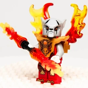 LEGO® Chima Wolf Minifigure - Worriz Fire Chi Breastplate (loc129) 70220 - Picture 1 of 9