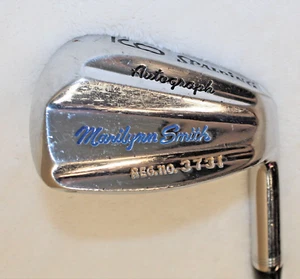 */Vintage- Spalding- Autograph Marilynn Smith 43* #9 Iron- RH - Steel- Med. #I15 - Picture 1 of 14