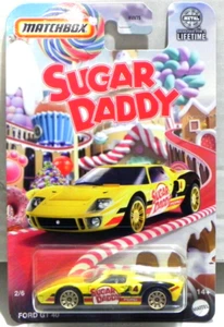 MATCHBOX 2024 Candy Series 2/6 Ford GT 40 Sugar Daddy NEW - Picture 1 of 3