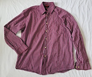 Wrangler Camicia Uomo Media Rossa Manica Lunga Casual Outdoor Lavoro Tasca - Foto 1 di 11