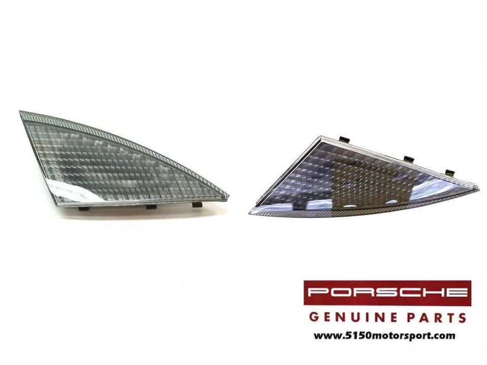 Juego de molduras de esquina de faros transparentes originales Porsche 911 996 986 99663104502 Foto 1 de 1