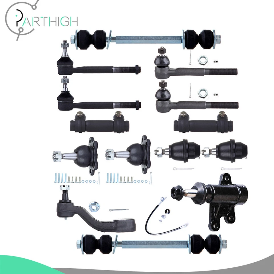 14x 前 Sway 杆 领带杆 球接头空转臂 适用于 1999 - 2000 凯迪拉克凯雷德 — 第 1/4 张图片