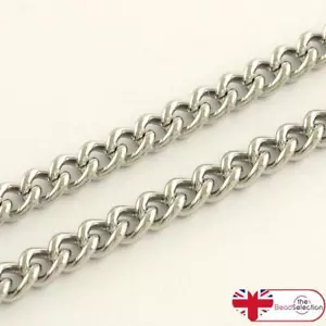 Panzerkette Edelstahl 304 6 mm x 4 mm Schmuckherstellung STA26 - Bild 1 von 8