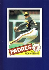 Rich Gossage HOF 1985 TOPPS MLB Baseball #90 (MINT)(ST) San Diego Padres