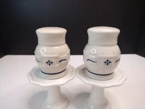 Longaberger Salt And Pepper Shakers - Picture 1 of 4