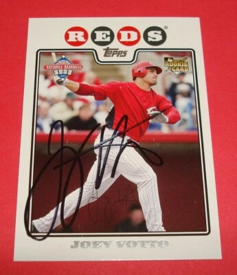 💎 2008 Topps National Baseball Card Day #7 JOEY VOTTO Autograph Auto Rookie RC - Image 1 of 4