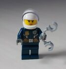 New Lego Female City Police Motorcyclist with Handcuffs from Set 60245
