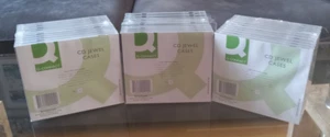 30 X CD Jewel Cases With Black Tray for 1 Disc **New & Sealed** - Photo 1/5
