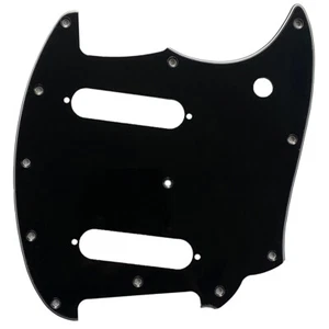 Black Pickguard Guitar Parts For Fender OffSet Series Mustang Guitar - Picture 1 of 6