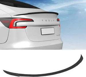 2024 2025 Tesla Model 3 Performance Rear Spoiler Wing Trunk Lip Accessories ABS - Imagen 1 de 7