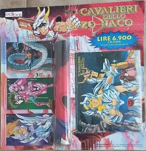 I CAVALIERI DELLO ZODIACO-LAMIN CARDS-RACCOLTA ANNO 2 N. 2-BLISTERATO CON POSTER - Picture 1 of 2