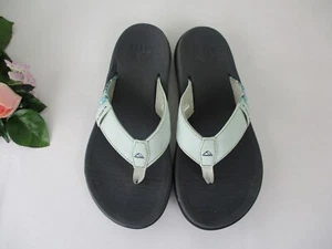REEF Women's Santa Ana Light Blue Flip Flop Thong Sandals size 8 M, 38.5 - Picture 1 of 12
