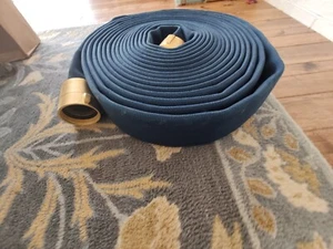 Jafline G51h25lnb50nb Attack Line Fire Hose,Double Jacket,Blue - Picture 1 of 10
