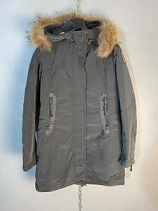 Parajumpers Womens Hooded Masterpiece Selma Down Parka Coat Size S - Picture 1 of 11