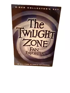 The Twilight Zone Fan Favorites (DVD, 2010) 19 classic episodes, 5 discs, NEW - Imagen 1 de 1