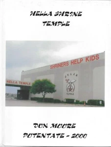 Hella Shrine Temple 2000 Yearbook Shriner Garland Texas Excellent FREE SHIPPING! - Bild 1 von 3