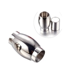 Barril de acero inoxidable cierre magnético brillante agujero de 8 mm 20X12,5 mm resistente al deslustre - Imagen 1 de 2