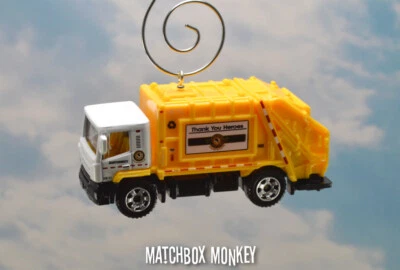 Thank you Heroes 2020 Garbage Trash Refuse Truck Custom Christmas Ornament Waste - Image 1 of 4