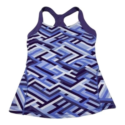 Lucy Tank Top Purple/White Size Medium - Image 1 of 4