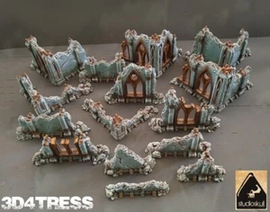 3D Printed Ruins of Empire Bundle Scenery Terrain 28/32mm Painted - Picture 1 of 9