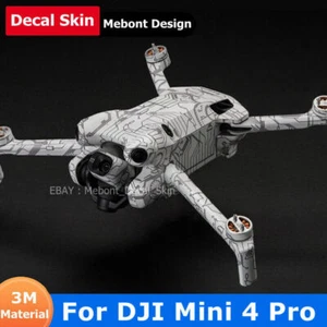 Para DJI Mini 4 Pro Calcomanía Recubrimiento Drone Adhesivo Vinilo Envoltura Película Abrigo Mini4 Pro - Imagen 1 de 29