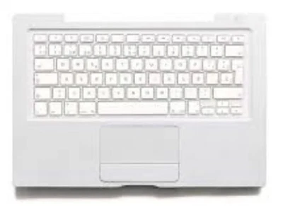 Teclado y funda superior originales Apple MacBook 13" + bisel-blanco 605-2432 A1181 Foto 1 de 4