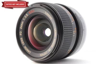[COMO NUEVO] Canon FD 24mm f2.8 S.S.C. Lente MF gran angular SSC de Japón - Imagen 1 de 4