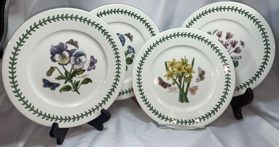 4~Platos de almuerzo PORTMEIRION BOTANIC GARDEN 9"" por Susan Williams-Ellis UK-NUEVO CON ETIQUETAS Foto 1 de 4