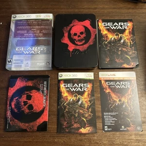 Gears of War Edizione Limitata da Collezione (Microsoft Xbox 360) Completo Autentico - Foto 1 di 7